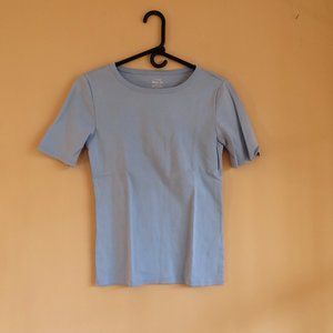 J. Crew Perfect Fit Women's Short Sleeve Crew Neck Pullover Size M